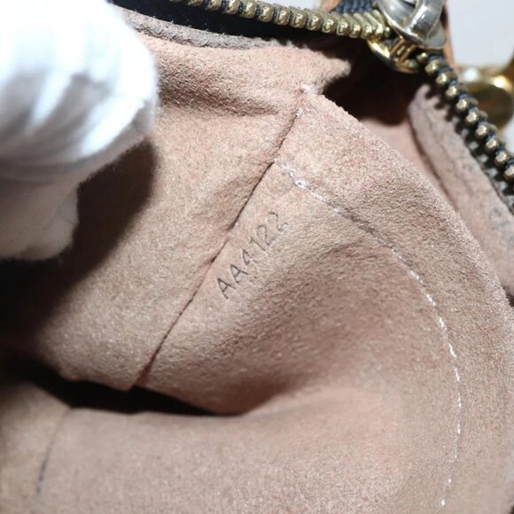 LOUIS VUITTON Multicolor Pochette Mila MM Pouch Black M60097 LV Auth 143169 - Picture 13 of 16